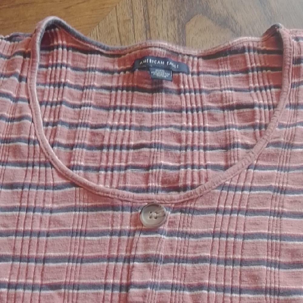 American Eagle Striped Shirt